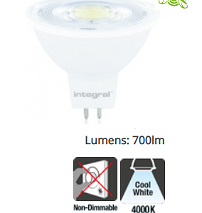 4000K 470lm Dimmable Lamp 37W LED MR16 Glass GU5.3 5.2W 4000K 470lm Dimmable Lamp 37W LED MR16 Glass GU5.3 5.2W